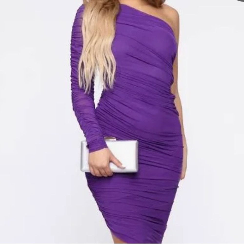 Fashion Nova Eevi Mesh Midi Dress